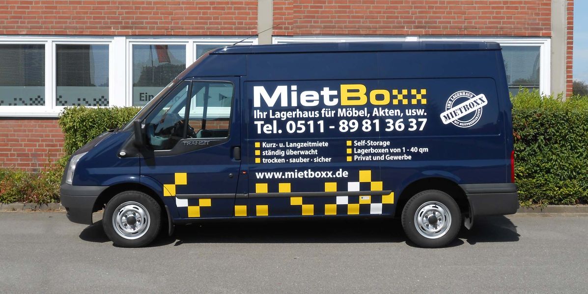 Sliderbild Mietboxx Hemmingen - Lager & Transporter mieten in Hannover